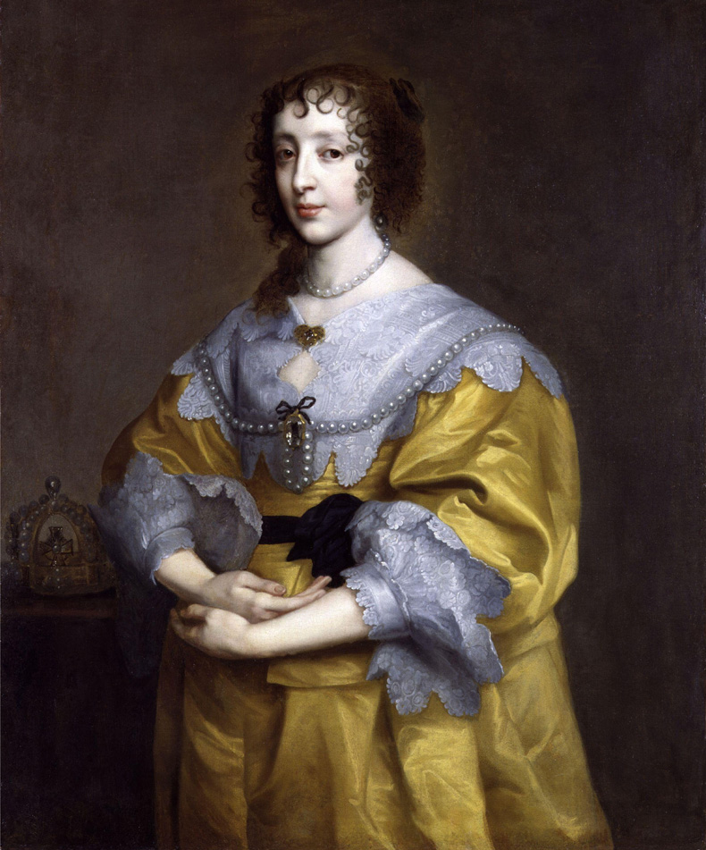 1632-35, Anthony van Dyck - Henrietta Maria