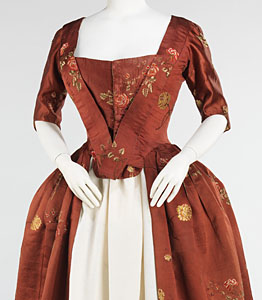 1740-60, Robe à l'Anglaise, Metropolitan Museum
