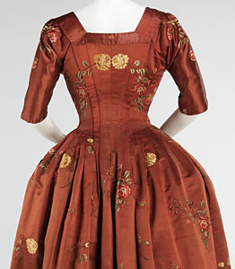1740-60, Robe à l'Anglaise, Metropolitan Museum