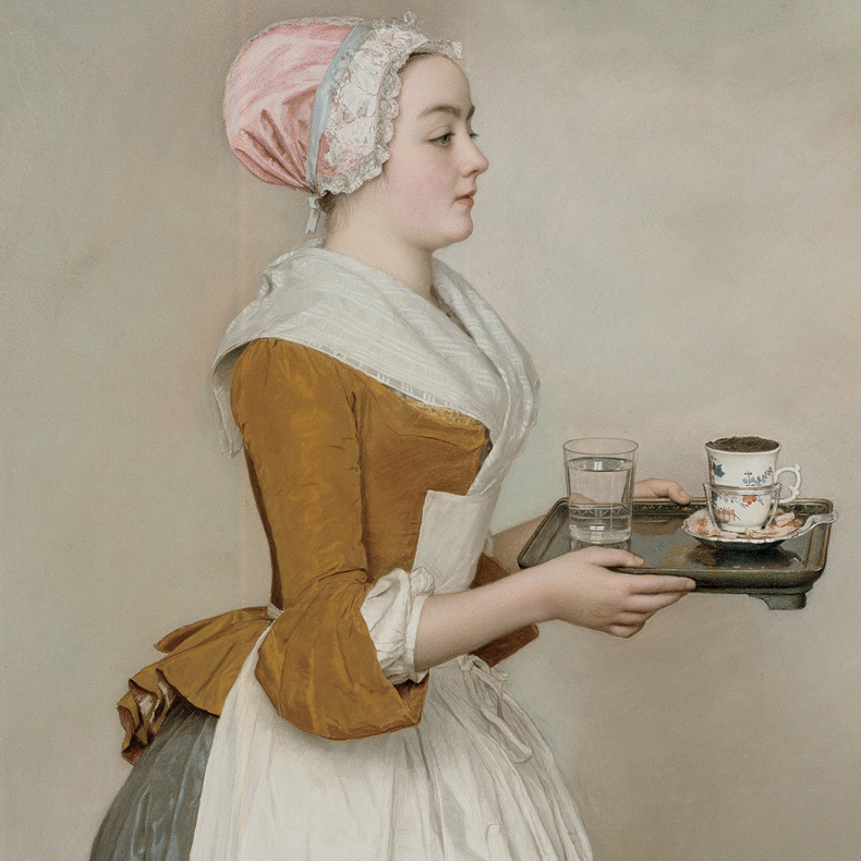 1744-45, Jean-Etienne Liotard - The Chocolate Girl