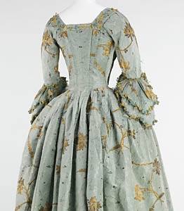 1770-75, Robe à l'Anglaise, Metropolitan Museum