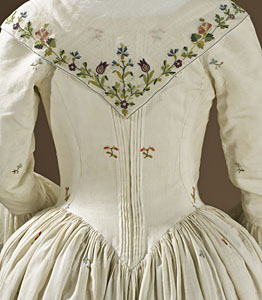 1780-90, Robe à l'Anglaise, LACMA