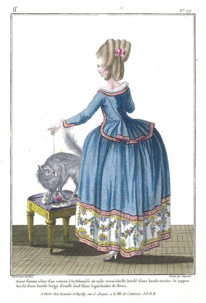 1780, Gallerie des Modes et Costumes Francais