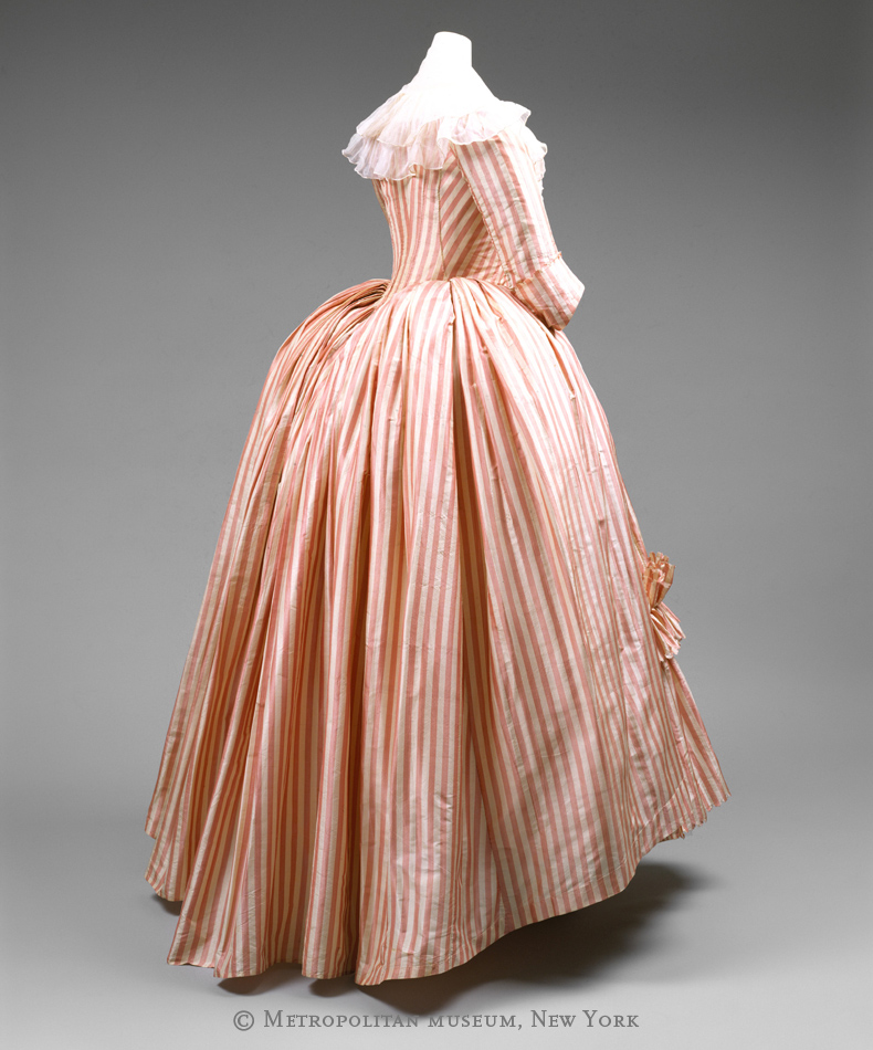 1785-87, Robe à l'Anglaise, Metropolitan Museum