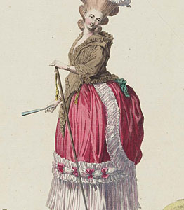 1778 Robe à la polonaise, Gallerie des Modes