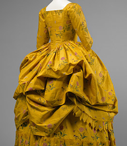 1780-85, Robe a la polonaise, Metropolitan Museum